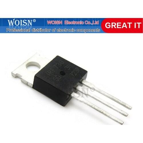 10PCS IRF730 MOSFET N-Chan 400V 5.5 Amp TO-220 new original In Stock