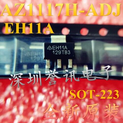100% Original New 5pcs/lot AZ1117H-ADJICSOT-223 In Stock Best Quality