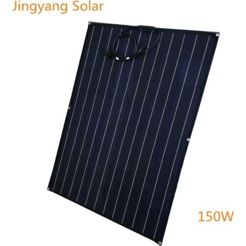 150w etfe flexible solar panel with Monocrystalline solar cell for RV/boa/car 150watt panel solar 12v/24v solar battery charge