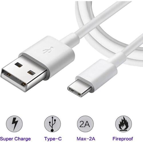 2m USB Type-C Data Sync Fast Charge Charger Cable for Huawei Samsung Galaxy HTC