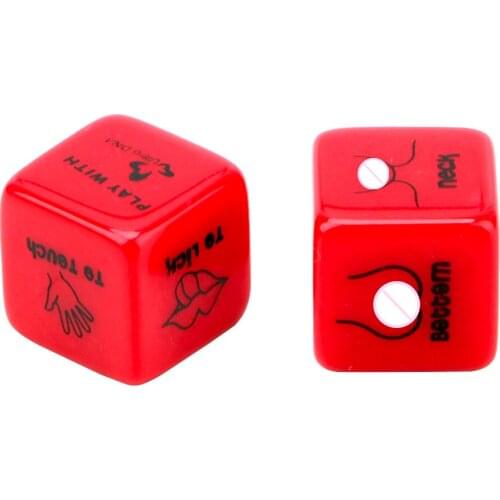 2Pcs/lot Erotic Craps Pipe Toy For Couples Punishment Adult Games Sex Dice 6 Positions Sexy Romance Love Humour Gambling
