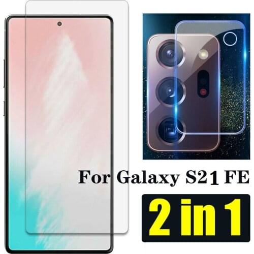 2 In 1 Screen Protector Camera Lens Tempered Glass for Samsung Galaxy S21 5G SD875 Exyons Protection Glass Film