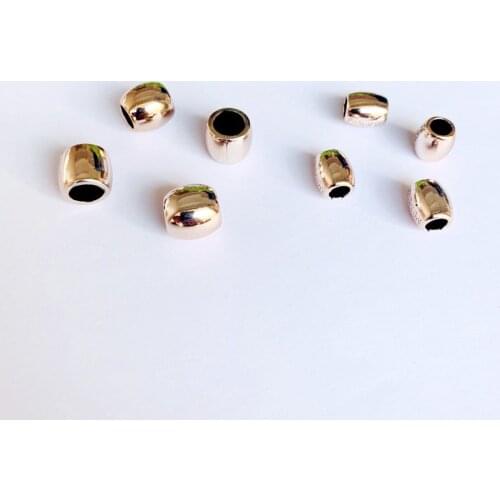 20pcs Plastic Rope Buckle Stopper Ends Lid Lock Toggle Cord End Clip for Clothes Bag Sportswear Shoelace Rope Parts Accessories