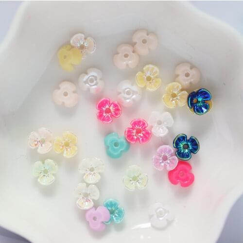 25pcs 6mm of flower angel butterfly Nail art rhinestone non-thermal restoration flat back acrylic nail stone nail art decoration