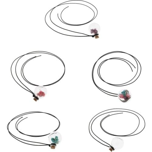 5ml Necklace Fragrance Essential Oil Bottle Car Aroma Diffuser Pendant Vials