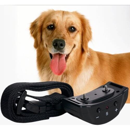 ABS Plastic Lightweight Dog Training Device Auto Vibration Shock Anti-Barking Dog Stop Barking Collar Control Bark Deterrents