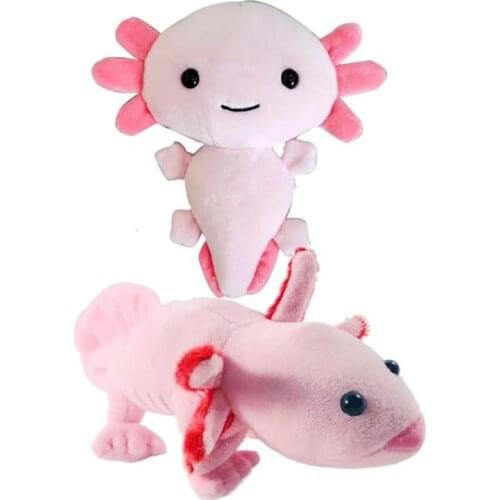 Axolotl Plush Toy Kawaii Animal Axolotl Plushies Figure Doll Toy Cartoon Pink Axolotl Stuffed Doll 20cm Gifts For Kids Girls
