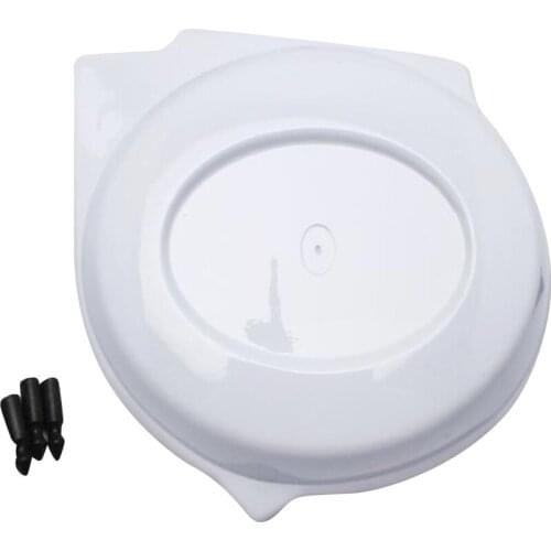Side Battery Cover Protection Cap Panel Compatible for Honda Monkey 50 Z50 Z50R Motorcycles- White