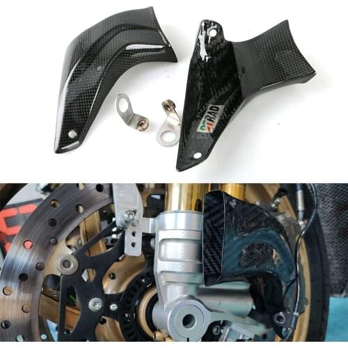 For Ducati Panigale V4 V4R V4S 899 959 1199 1299 R S Monster 1200 Brake Air Intake Pipe Fairing Cover Brake Duct Cooler Radiator