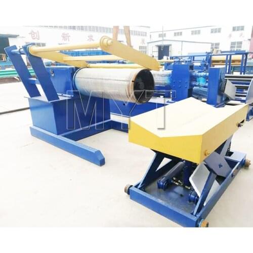 Hydraulic decoiler Recoiler Machine for Sheet Metal Slitting