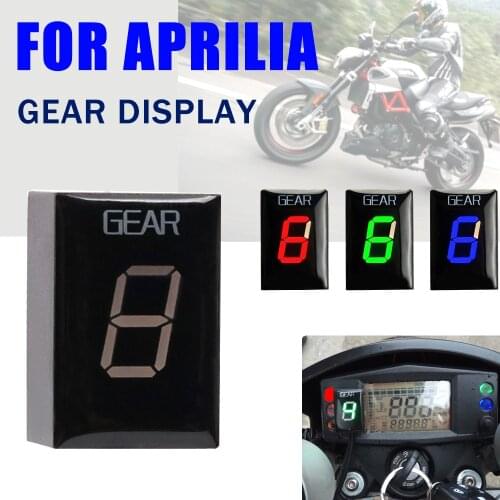 Motorcycle Gear Indicator For Aprilia RSV4 4 RSV Mille Tuono ETV 1000 ETV1000 Caponord RS125 RS 125 Shiver 750 Speed Display