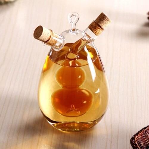 350ml Aceite Creative Anti-leak Pots Glass Condiment Bottles Sealed Sauce Vinegar Pot Kitchen Bottle Olive Oil Sprayer Bottles