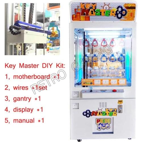 Key Master DIY kit for Prize Gift Vending Machine Indoor Amusement Game Center Token Coin Operated Arcade Game Machine