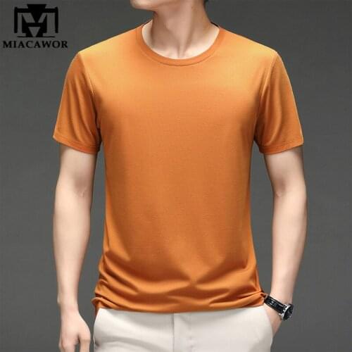 MIACAWOR Men's Plain T-shirts