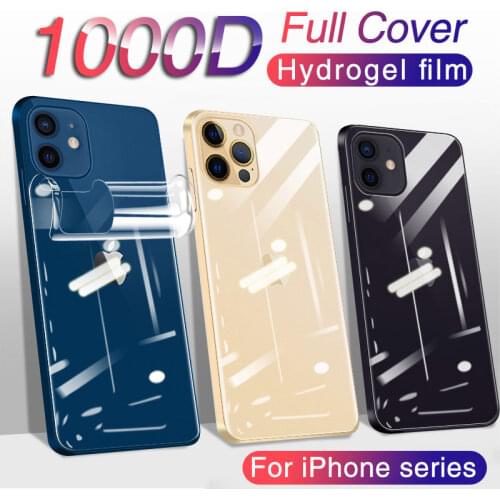 Full Cover Soft Hydrogel Film For iPhone 11 12 Pro MAX mini Screen Protector On iPhone 7 8 6s Plus SE 2020 XR X XS Max Back Film