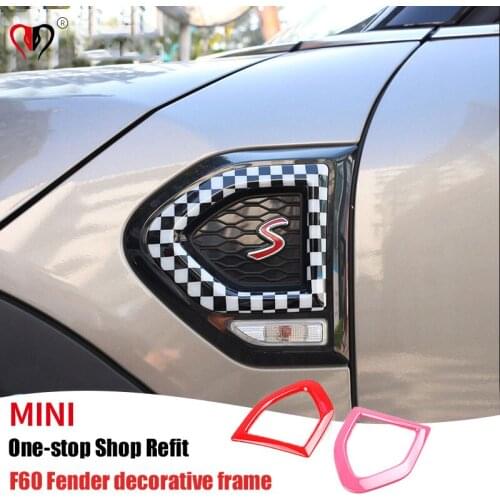 For Mini Cooper S One Countryman F60 Standard Turn Signal Light New Fender Accessories Case Sticker Cover ABS Car Accessories