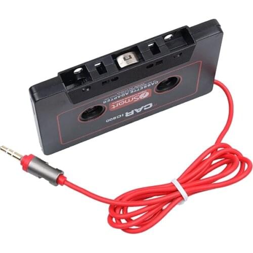 Newest Car Cassette Tape Adapter Cassette Mp3 Player Converter For iPod For iPhone MP3 AUX Cable CD Player 3.5mm Jack Plug