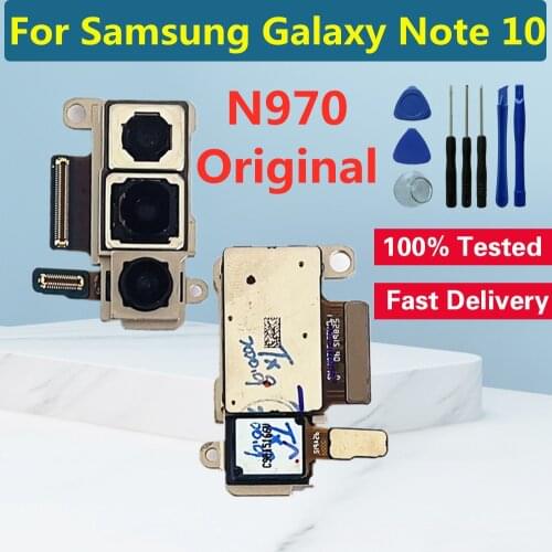 Original Camera For Samsung Galaxy Note 10 Back Main Flex Cable Camera For Samsung N970 N970F Back Rear Big Main Camera Module