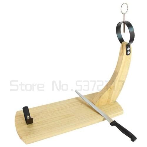 Knife Block Spanish Ham Holder Ham Frame Turkish BBQ Holder Italian Ham Stand Spain Kitchen Holder for Beef Not Include Knife