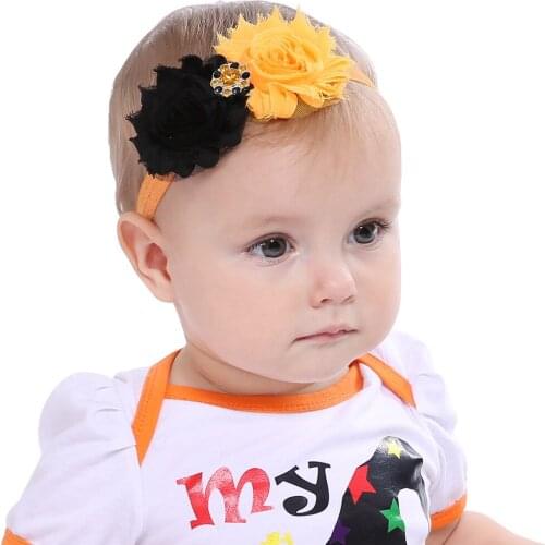 1 Piece MAYA STEPAN Children Girls Halloween Flower Hair Head Band Accessories Baby Newborn Hair Rope Headband Headwear Headwrap