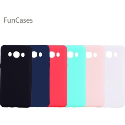 Simple Case sFor Capa Samsung J510 Soft Silicone Phone Case Telefoon Plain Flip Case sFor Samsung Galaxy J5 2016 Etuiji Phonea