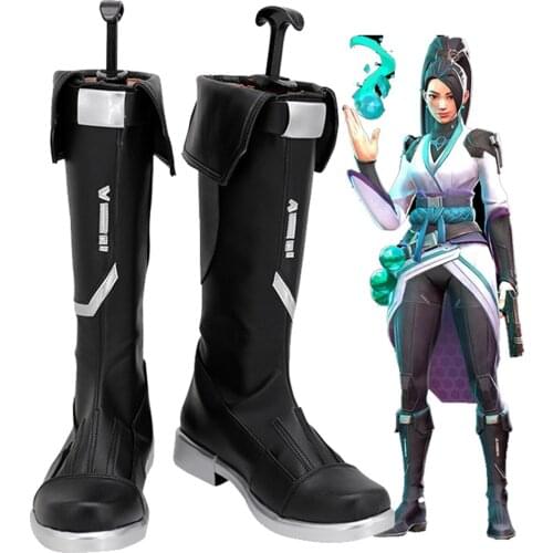Game Valorant Sage Cosplay Shoes Boots Halloween Costumes Accessory Custom Made