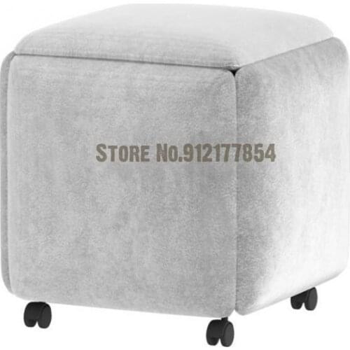 Net Red Rubiks Cube Stool Living Room Sofa Stool Multifunctional Creative Dining Stool Stackable Combination Shoe Stool