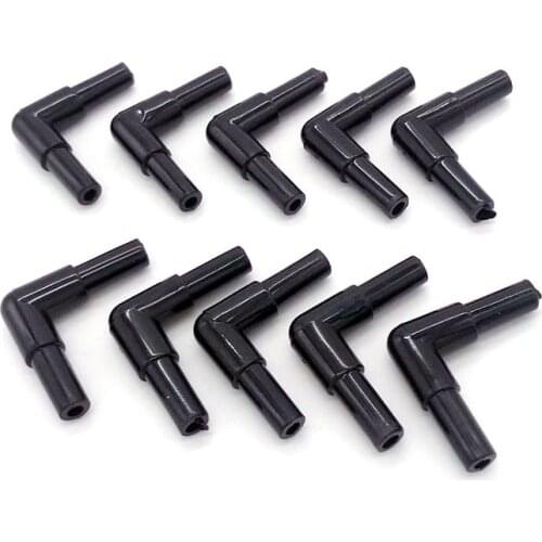 10pcs/lot 4mm Aquarium Air Tube Connector Elbow Y shape Fish Tank Air Pump Connector Control Valve Air Pipe Tube Accessories