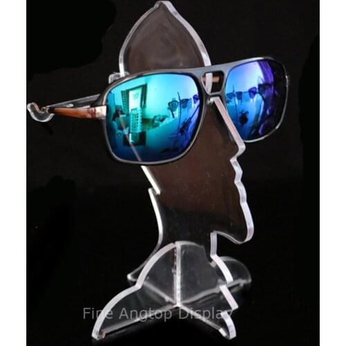 Counter Head Shape Acrylic Sunglasses Display Rack Shelf Eyeglasses Showing Stand Jewelry Desktop Holder