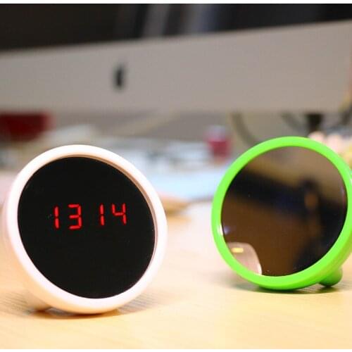 Led More Function Electronics Alarm Clock Makeup Mirror Led Goods Of Furniture For Display Rather Than For Use Practical Gift