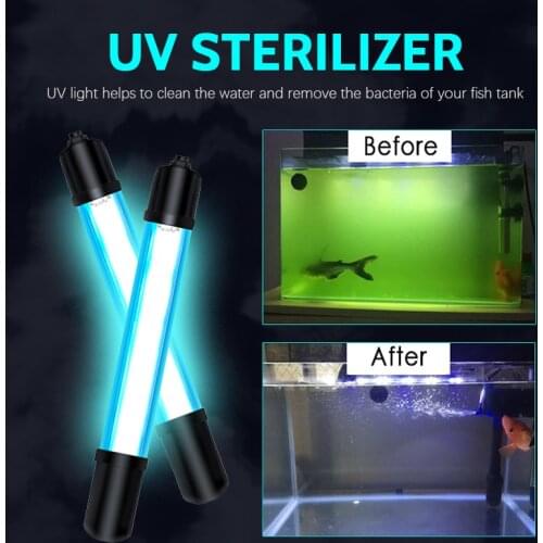 Fish Tank Lamp Uv Germicidal Lamp Fish Tank Germicidal Lamp Diving Sterilization Lamp Fish Pond Aquarium Uv Disinfection Lamp