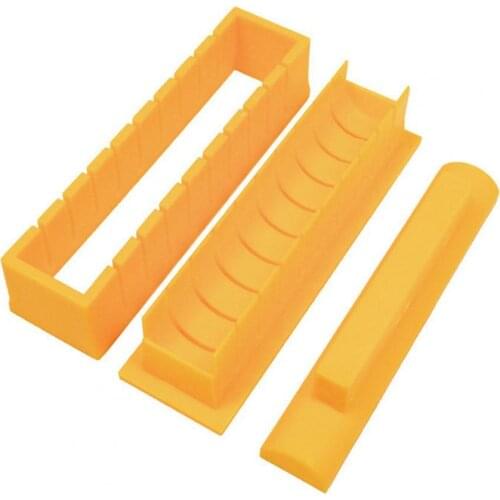 1 Set Sushi Mold Oblong Round-shaped High-quality HIPS New Rice Ball Maker for Kitchen