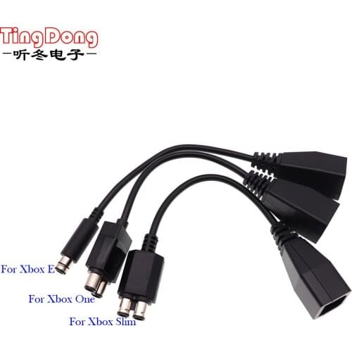 10PCS For Microsoft Xbox 360 to Xbox Slim/One/E AC Power Adapter Cable Converter Transfer Cable Cord Accessories