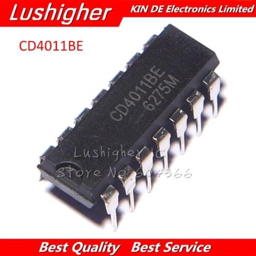 100PCS CD4011BE DIP14 CD4011 DIP New Original IC