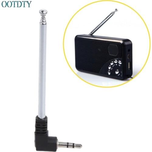 3.5mm Radio Receiver Antenna Stainless Steel Multi-Purpose Interface FM Radio JUN22