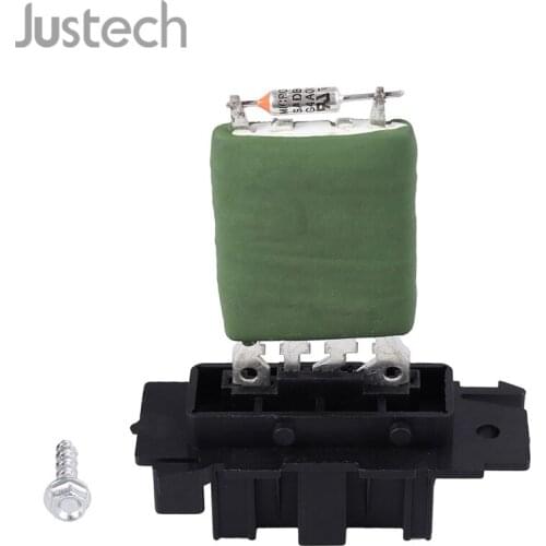 Justech Car Heater Blower Motor Fan Resistor 13248240 55702407 For Vauxhall Opel Corsa Fiat Punto 12 V 5 Pins Blower Resistor