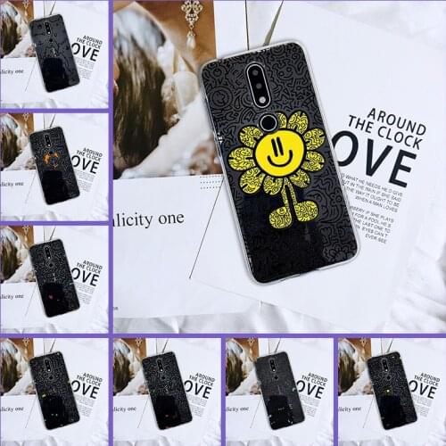 Cartoon Cat Flower Cute Funny Phone Case For Nokia 3.2 4.2 Silicone Soft Back Cover For Nokia 2.1 3.1 5.1 6.1 7.1 Plus Case