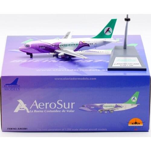 1:200 Alloy Collectible Plane Gift INFLIGHT EAV2561 AeroSur Airlines Boeing B737-200 Diecast Aircarft Model CP-2561 With Stand