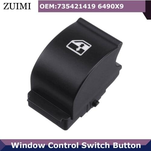 Window Switch Cover Cap For Fiat Doblo Peugeot Boxer Citroen 735421419 6490X9 Car Accessories