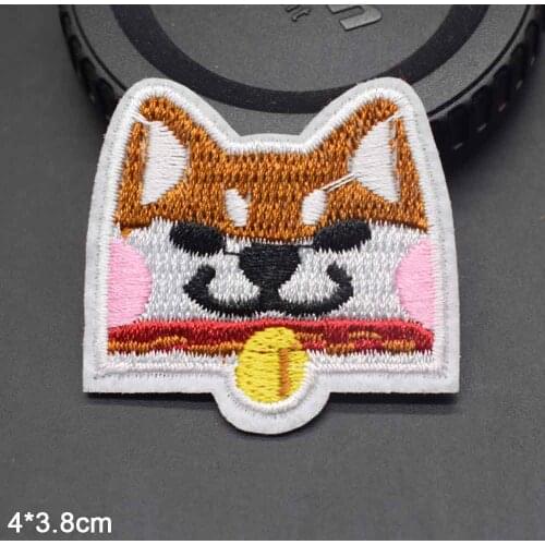 Lovely Animal Dog Head For Pocket Iron On Embroidered Clothes Le Petit Prince Patches For Clothing Wholesale