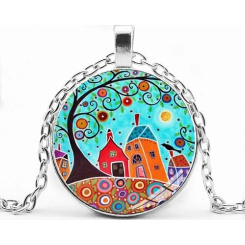 New House Necklace Beautiful House Necklace Under The Stars Personalized Jewelry Gift New Home Gift