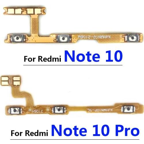 For Redmi Note 9 Power Switch On Off Volume Button Flex Cable For Xiaomi Redmi Note 9 Repair Parts