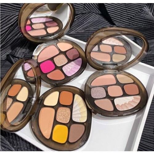 Glitter Metallic Eyeshadow Palette 8 Color Diamond Shimmer Matte Eyeshadow Pallete Pearlescent Pigmented Makeup Palette Cosmetic