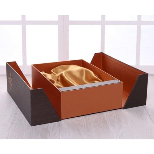 Custom logo luxury gold foil hot stamping gift packaging box manufacturers ---DH10666