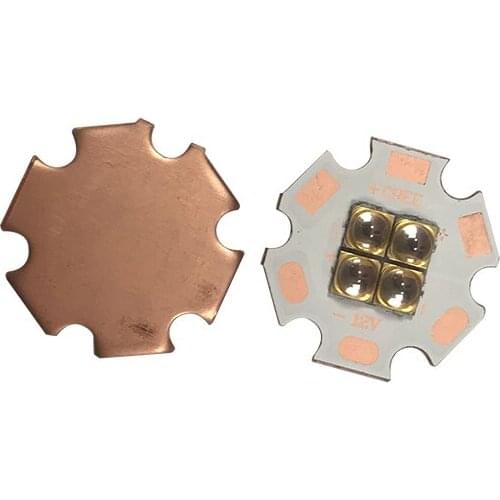 Factory Direct Sales LED 12W 6V Ultraviolet 252NM 255NM 260NM With Lens 20mm Star PCB