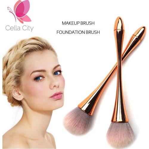Cellacity 1 pcs make up brush Cosmetic Foundation Brushes Plastic Handle Blush Brush Eyeshadow Loose Powder Makeup Tool