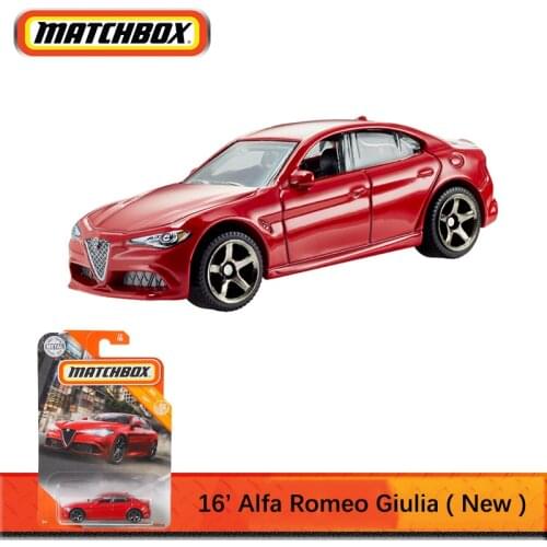 Matchbox Alloy Model Car Alfa Romeo Giulia Sports Series Metal Diecast Model Car Toys for Collcetion Childrens Gift for Boy