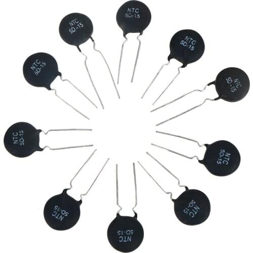 10pcs Thermistor Resistor NTC 5D-15 5D15 Thermal Resistor