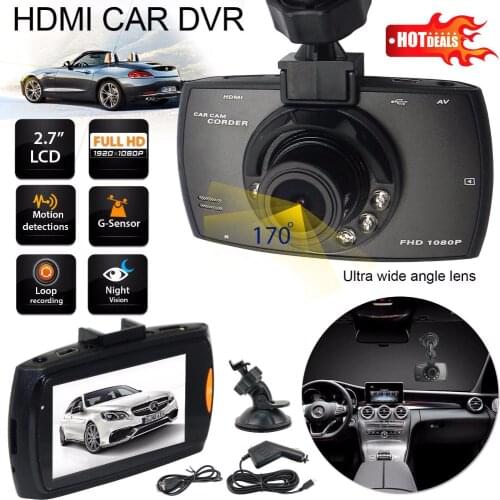 New 2017 Car DVR Camera G30 2.7" Full HD 1080P 140 Degree Registrator Recorder Motion Detection Night Vision G-Sensor Dash Cam