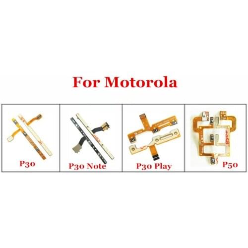High Quality Power Volume Sidekey Button Flex Cable For Motorola Moto One P30 Play / P30 Note / P30/ One Vision P50